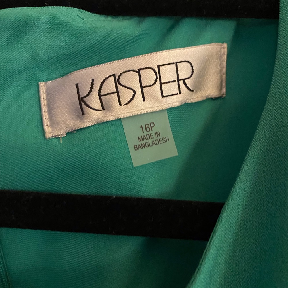 NBW Kasper Emerald Green Dress 16 Petite